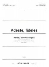 Adeste fideles für Gesang und