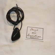 Schwarzer onyx anhänger - onyx,