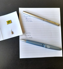 ?Audi A6 PIN  + Audi Kugelschreiber A6 blau Prodir und Rollerball Metall alu 