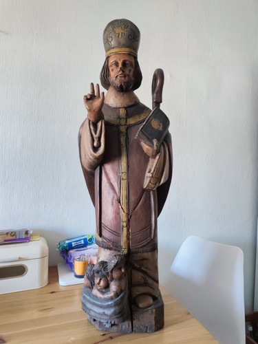 Holzskulptur holzfigur saint - holzskulptur,