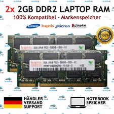 4 GB (2x 2 GB) Laptop RAM DDR2 667 Toshiba Satellite Pro U200 U300 U400 Speicher