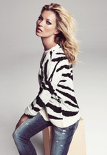 MANGO Pullover - Zebramuster -