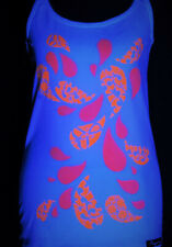 Ayumu Tanktop M schwarzlichtaktiv ° psy hippie psychedelic mandala goa psywear 