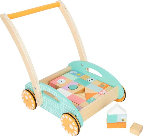 Lauflernwagen pastell holz - lauflernwagen, ca