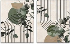 Leinwandbilder set green arc - set,