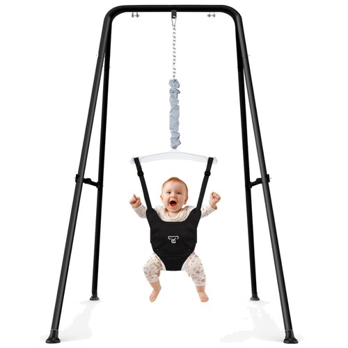 Baby türhopser grau canvas - türhopser,
