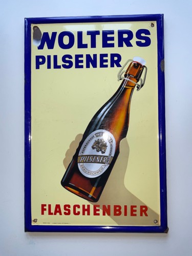 Emailleschild wolters - emailleschild, |