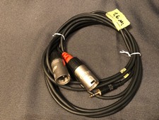 Cordial Klinke 3,5mm stereo / 2x XLR male 1,6 m Länge Mantel leicht beschädigt