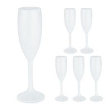 Sektgläser Kunststoff