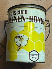 Blecheimer - Mit Henkel- Deutscher Bienenhonig - gebraucht
