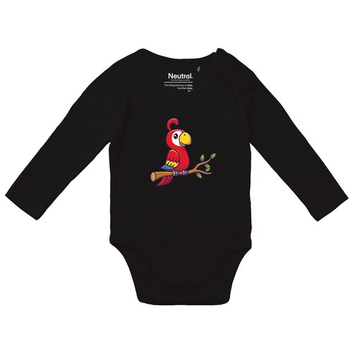 Baby body papagei ara comic - body,