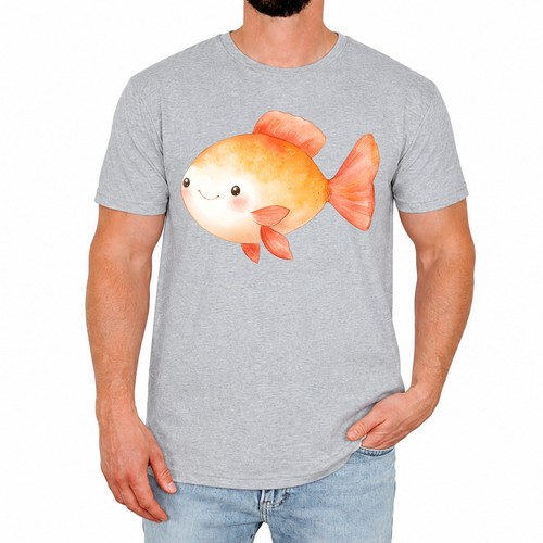 Niedlicher goldfisch herren - goldfisch,