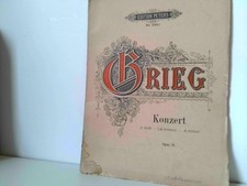 Konzert für Pianoforte. A moll - La mineur - A minor, Op. 16. Edition Peters No.