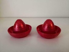 2 Sierra Tequila Salzstreuer, rot, im Sombrerodesign,  Mexiko, 2 Stück, Neu