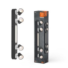 LED Deckenleuchte Wandlampe Decor Neptune Schwarz 27W 2570lm Warmweiß schwenkbar