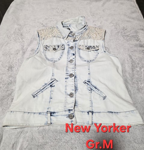 Damen jeans weste m - jeans, gr.m