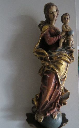 Madonna mit kind auf - kind,