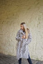 Leopardenmantel Faux Fur