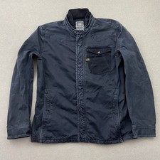 G-Star Jacke Herren XL Blau A Crotch Overshirt Denim Jeans