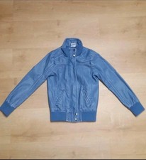Lederjacke mädchen blau - lederjacke,