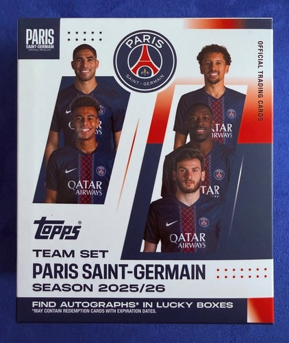 Topps team set psg 2025 - team,