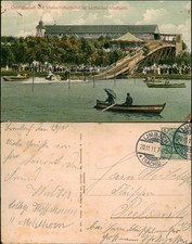 Limbach-Oberfrohna Crystallpalast und Wasserrutschbahn Stadtpark. 1911