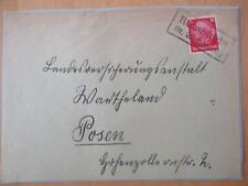 (742) Dt. Reich / Wartheland Rombschin Kreis Wongrowitz Briefvorderseite