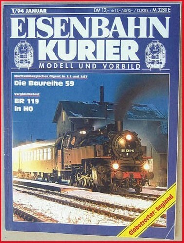 Eisenbahn kurier ausgabe - eisenbahn,