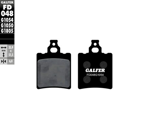 Bremsbeläge galfer fd048g1054 - bremsbeläge,