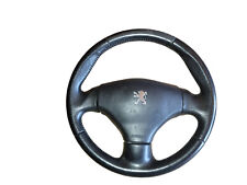 Peugeot 206 CC Cabrio LEDER Steuerrad Lenkrad Airbaglenkrad "komplett"