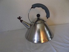 ALESSI 2l Wasserkessel 9093 mit Vogelflöte, Design Michael Graves