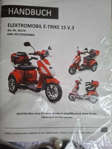 Rolektro trike 15 - rolektro, e-trike