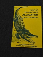 TRAKTOR PULLING-TEAM ALLIGATOR ➔ Sticker / Aufkleber ➔ *aus Sammlung* 137