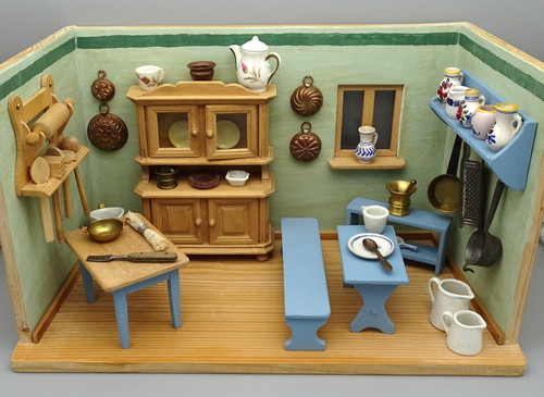 Puppenhaus alte puppenstube - alte,