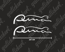 2x 20 cm Aufkleber für Ford Puma Sticker Decal Tuning Racing ST 16V Performance