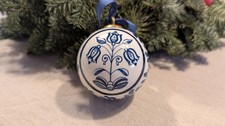 Weihnachtskugel Delft Blue