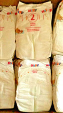 120 Hipp Babywindeln Windeln  B-Ware Mini Größe 2, 3 bis 5 kg lose im Karton