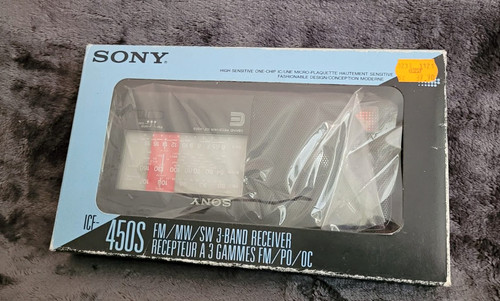 Sony icf 450s - icf-450s, in