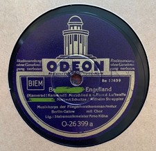 Schellackplatte Odeon O-26399 - Selten