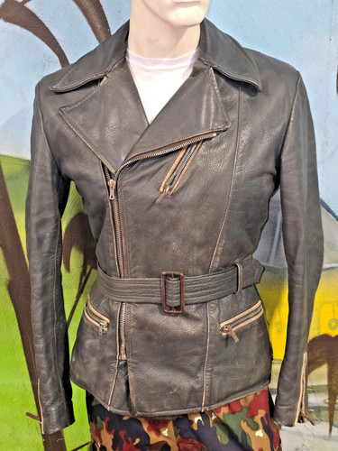 Alte 40er lederjacke militär - alte,