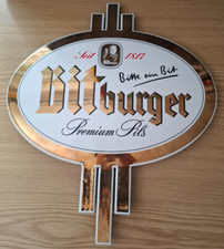 Emailschild Brauerei Bitburger offizieller Partner des Deutschen Fußball-Bundes