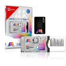 TivùSat Telesystem Smarcam 4K ULTRA HD CI+ Inklusive Schwarz Smartcard