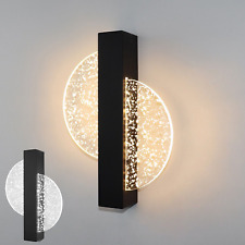 LED Wandleuchte Innen Wandlampe Up Down für Wohnzimmer Treppenhaus Flur Schwarz