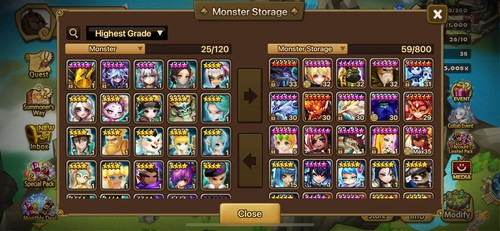 Summoners war 3ld5 - war, eu