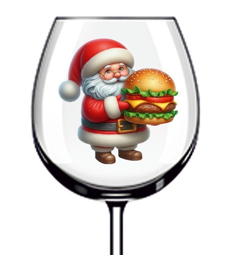 12x bunte weihnachten santa - bunte,
