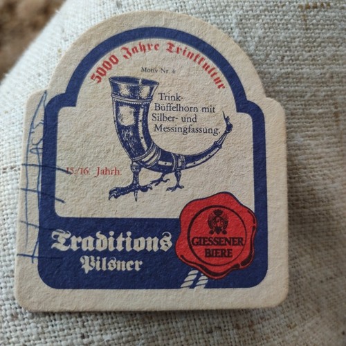 Alter bierdeckel giessener - bierdeckel,,