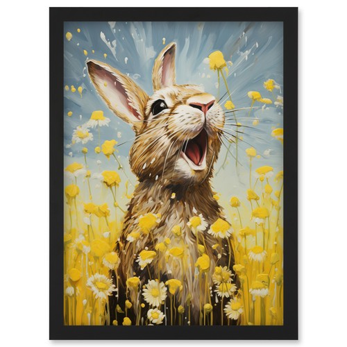 Der glückliche hase - glückliche, kaninchen