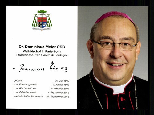 Dominicus meier weihbischof - dominicus,