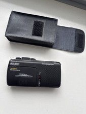 PRECISION 49146 Diktiergerät Mini Kassette Voice Control Recorder Tasche Vintage