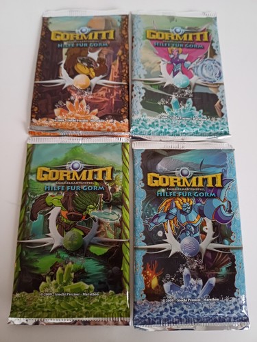 Gormiti booster neu - 4x,